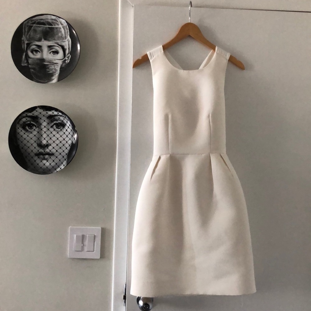 Kate Spade White Bow Back dress size 2